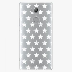 Plastový kryt iSaprio - Stars Pattern - white - Sony Xperia XA2 Ultra