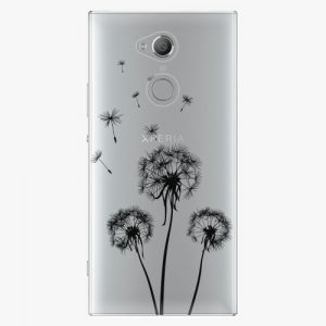 Plastový kryt iSaprio - Three Dandelions - black - Sony Xperia XA2 Ultra