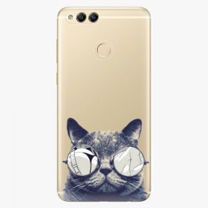 Plastový kryt iSaprio - Crazy Cat 01 - Huawei Honor 7X
