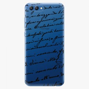 Plastový kryt iSaprio - Handwriting 01 - black - Huawei Honor View 10