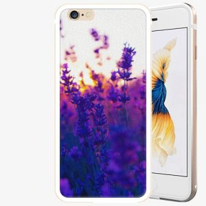 Plastový kryt iSaprio - Lavender Field - iPhone 6/6S - Gold