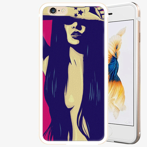 Plastový kryt iSaprio - Cartoon Girl - iPhone 6/6S - Gold Plastový kryt iSaprio - Cartoon Girl - iPhone 6/6S - Gold
