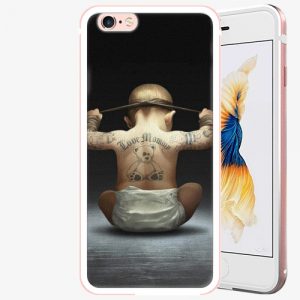 Plastový kryt iSaprio - Crazy Baby - iPhone 6 Plus/6S Plus - Rose Gold