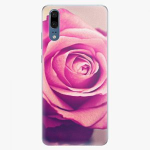 Plastový kryt iSaprio - Pink Rose - Huawei P20