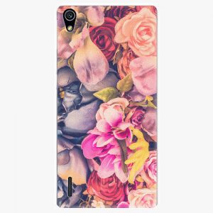 Plastový kryt iSaprio - Beauty Flowers - Huawei Ascend P7