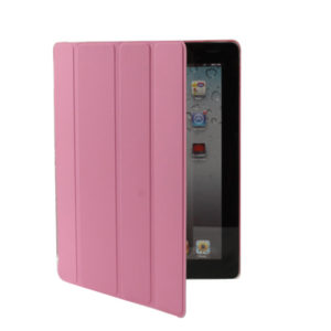 Kožený kryt / pouzdro Smart Cover pro iPad 2 / 3 / 4 růžový
