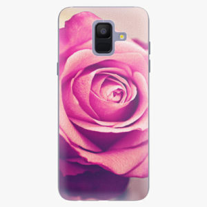 Plastový kryt iSaprio - Pink Rose - Samsung Galaxy A6
