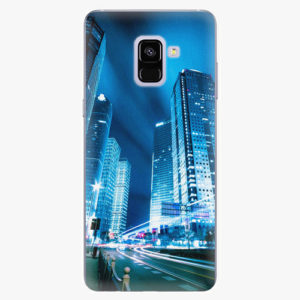 Plastový kryt iSaprio - Night City Blue - Samsung Galaxy A8 Plus
