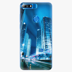 Plastový kryt iSaprio - Night City Blue - Huawei Y7 Prime 2018