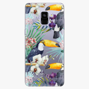 Plastový kryt iSaprio - Tucan Pattern 01 - Samsung Galaxy A8 Plus