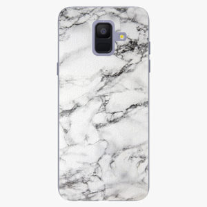 Plastový kryt iSaprio - White Marble 01 - Samsung Galaxy A6