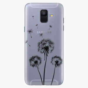 Plastový kryt iSaprio - Three Dandelions - black - Samsung Galaxy A6