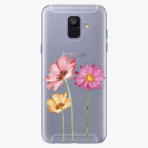 Plastový kryt iSaprio - Three Flowers - Samsung Galaxy A6