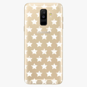 Plastový kryt iSaprio - Stars Pattern - white - Samsung Galaxy A6 Plus