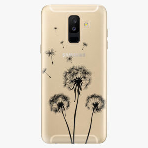 Plastový kryt iSaprio - Three Dandelions - black - Samsung Galaxy A6 Plus