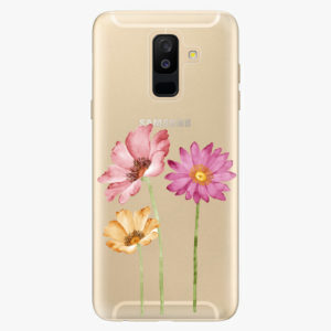 Plastový kryt iSaprio - Three Flowers - Samsung Galaxy A6 Plus