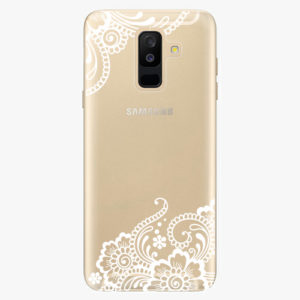Plastový kryt iSaprio - White Lace 02 - Samsung Galaxy A6 Plus