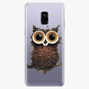 Plastový kryt iSaprio - Owl And Coffee - Samsung Galaxy A8 Plus