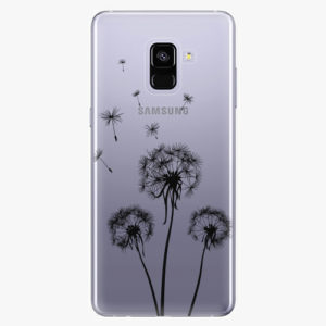 Plastový kryt iSaprio - Three Dandelions - black - Samsung Galaxy A8 Plus