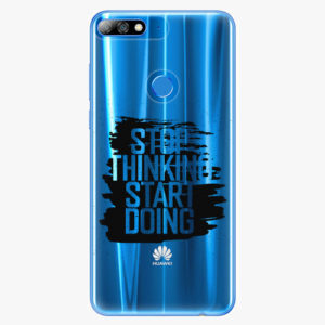 Plastový kryt iSaprio - Start Doing - black - Huawei Y7 Prime 2018