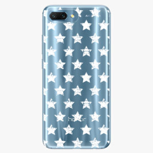 Plastový kryt iSaprio - Stars Pattern - white - Huawei Honor 10