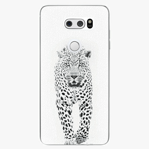 Plastový kryt iSaprio - White Jaguar - LG V30 Plastový kryt iSaprio - White Jaguar - LG V30