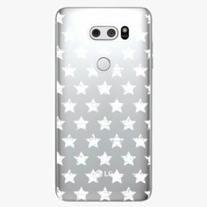 Plastový kryt iSaprio - Stars Pattern - white - LG V30