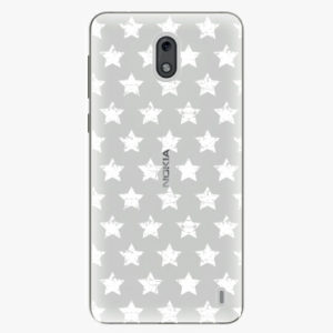 Plastový kryt iSaprio - Stars Pattern - white - Nokia 2