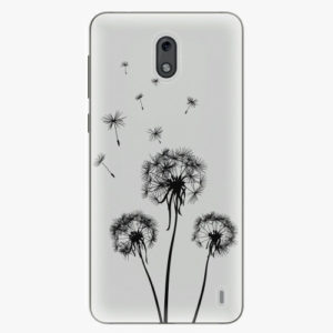 Plastový kryt iSaprio - Three Dandelions - black - Nokia 2