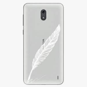 Plastový kryt iSaprio - Writing By Feather - white - Nokia 2