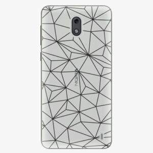 Plastový kryt iSaprio - Abstract Triangles 03 - black - Nokia 2
