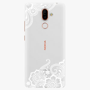 Plastový kryt iSaprio - White Lace 02 - Nokia 7 Plus