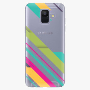 Plastový kryt iSaprio - Color Stripes 03 - Samsung Galaxy A6