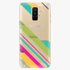 Plastový kryt iSaprio - Color Stripes 03 - Samsung Galaxy A6 Plus