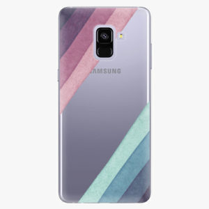 Plastový kryt iSaprio - Glitter Stripes 01 - Samsung Galaxy A8 Plus