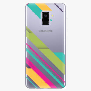 Plastový kryt iSaprio - Color Stripes 03 - Samsung Galaxy A8 Plus