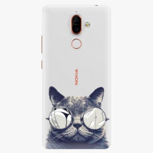 Plastový kryt iSaprio - Crazy Cat 01 - Nokia 7 Plus