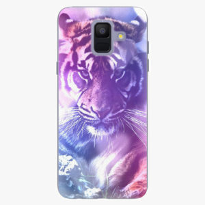 Plastový kryt iSaprio - Purple Tiger - Samsung Galaxy A6