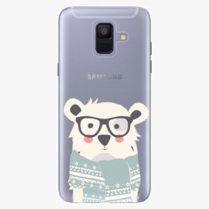 Plastový kryt iSaprio - Bear with Scarf - Samsung Galaxy A6