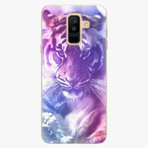 Plastový kryt iSaprio - Purple Tiger - Samsung Galaxy A6 Plus