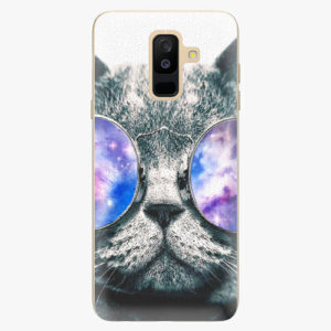 Plastový kryt iSaprio - Galaxy Cat - Samsung Galaxy A6 Plus