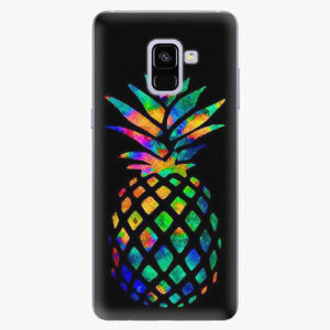 Plastový kryt iSaprio - Rainbow Pineapple - Samsung Galaxy A8 Plus
