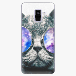 Plastový kryt iSaprio - Galaxy Cat - Samsung Galaxy A8 Plus