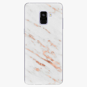 Plastový kryt iSaprio - Rose Gold Marble - Samsung Galaxy A8 Plus