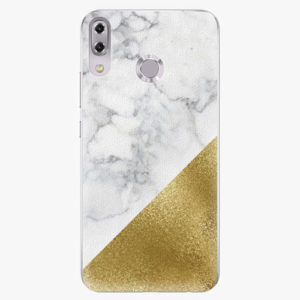 Plastový kryt iSaprio - Gold and WH Marble - Asus ZenFone 5 ZE620KL
