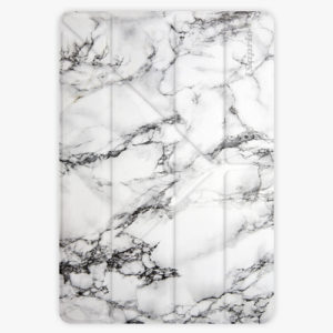 Pouzdro iSaprio Smart Cover - White Marble - iPad 9.7″ (2017-2018)