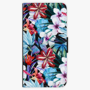 Flipové pouzdro iSaprio - Tropical Flowers 05 - Samsung Galaxy A8 Plus