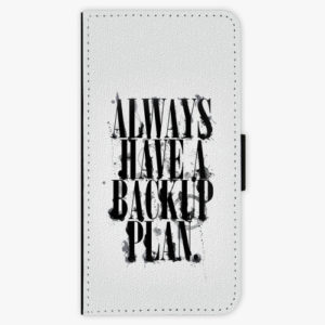 Flipové pouzdro iSaprio - Backup Plan - Samsung Galaxy A8 Plus