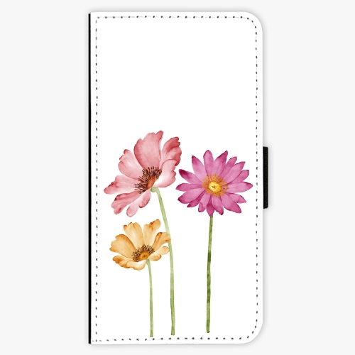 Flipové pouzdro iSaprio - Three Flowers - Samsung Galaxy A8 Plus Flipové pouzdro iSaprio - Three Flowers - Samsung Galaxy A8 Plus