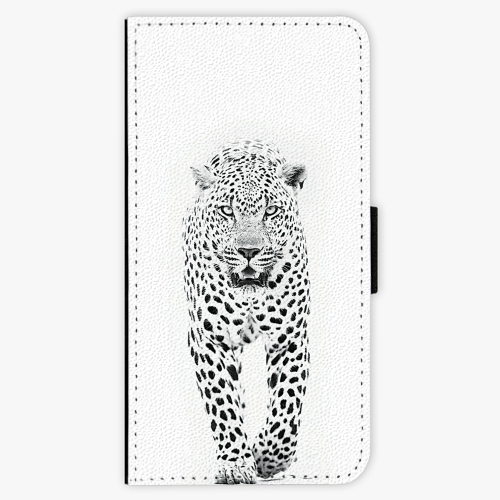 Flipové pouzdro iSaprio - White Jaguar - Samsung Galaxy A8 Plus Flipové pouzdro iSaprio - White Jaguar - Samsung Galaxy A8 Plus